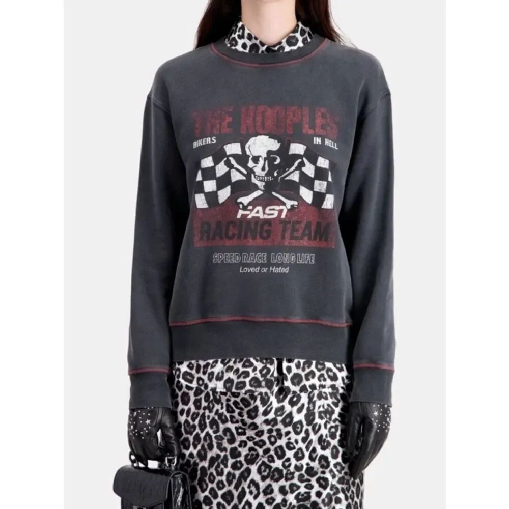 $275 The Kooples Graphic Sweatshirt in Small NWT